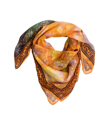 Elegant women's scarf with an insane 70x70 pattern