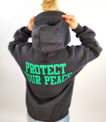 Oversize unisex BALANCE sweatshirt with large inscriptions