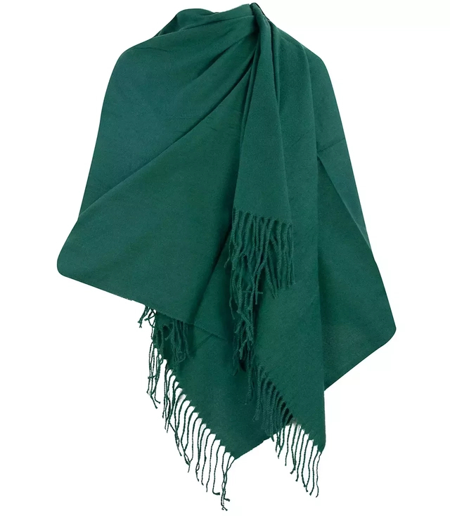 Plain shawl scarf Thick shawl fringes BASIC