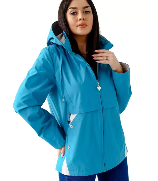 Damska kurtka przejściowa kaptur wiosna KAMILA