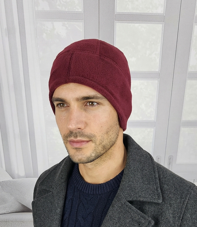 Men's BASIC stylish fleece cap