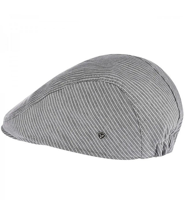 Stylish single-colored men's fine stripes helmet