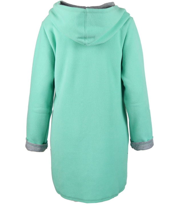 Women's warm parka fleece hoodie