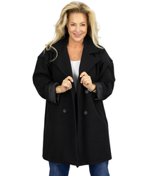 Wiosenny płaszcz damski dwurzędowy klasa i elegancja 