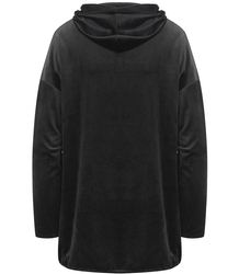 Welurowa bluzka BLUZA Rozpinana PLUS SIZE