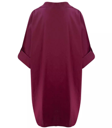 Long shirt Basic cotton shirt dress