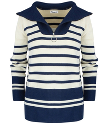 Long warm striped sweater IZA