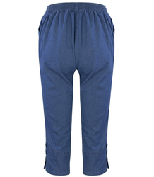 RYBACZKI Cienkie spodnie JEANS za kolano