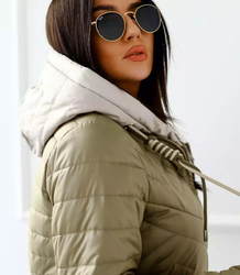 Women's transitional spring quilted jacket LAURA