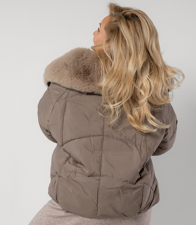 IRMA winter bomber jacket with detachable sheepskin jacket