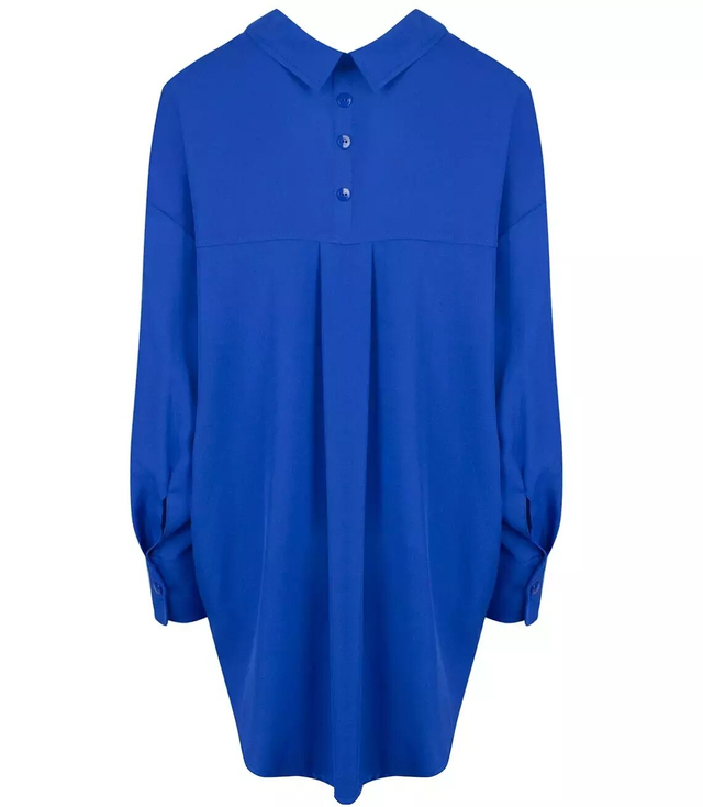 BASIC Plus Size long loose tunic shirt