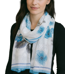 Women's patterned shawl 70x180