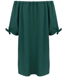 HISPANKA tunic uncovered shoulders mini dress MARIOLA