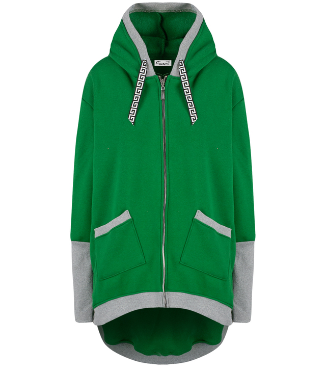 Warm oversized sweatshirt PARKA sweatshirt hoodie