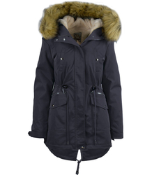 Stylish parka coat winter 2in1 teddy bear