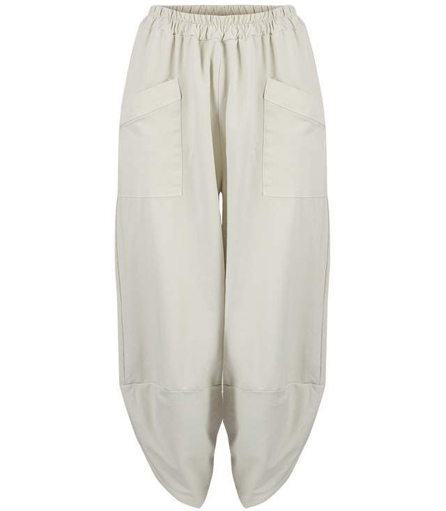 Loose oversize baggy balloon cotton pants with large pockets IRMINA