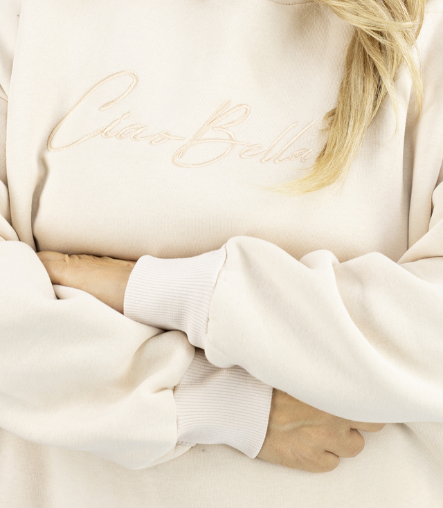 Women's warm hoodie CIAO BELLA