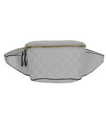 Fashionable quilted waist bag