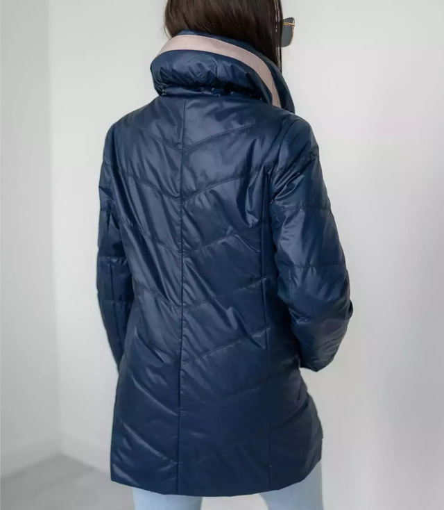 Women's transitional jacket with a fashionable hood MAGDA