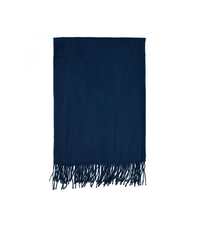 Soft large shawl with tassels uniform classic