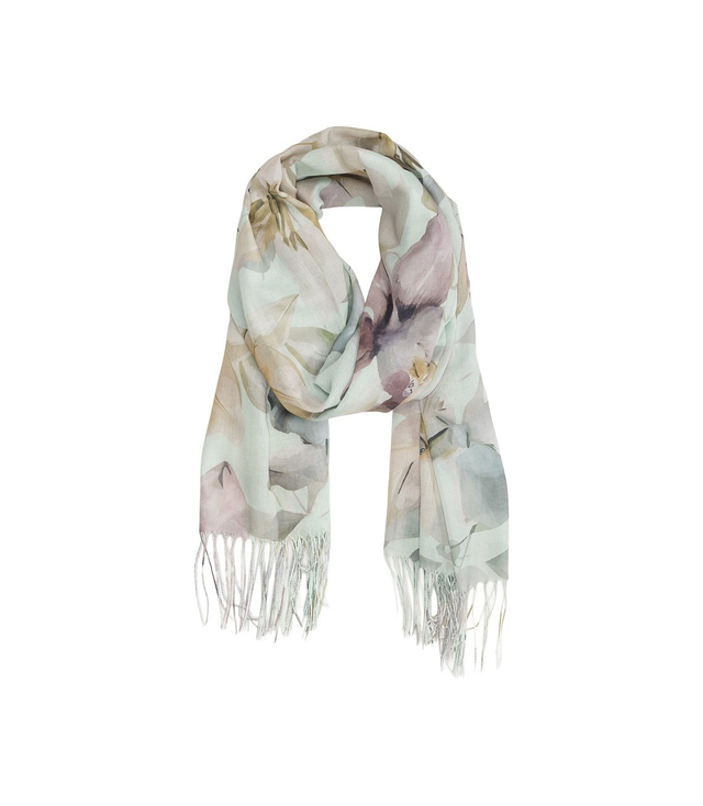 Women's floral pattern scarf 180x70