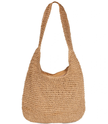 Large woven straw bag