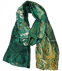 Stylish shawl scarf floral pattern Elegant 180x90 cm