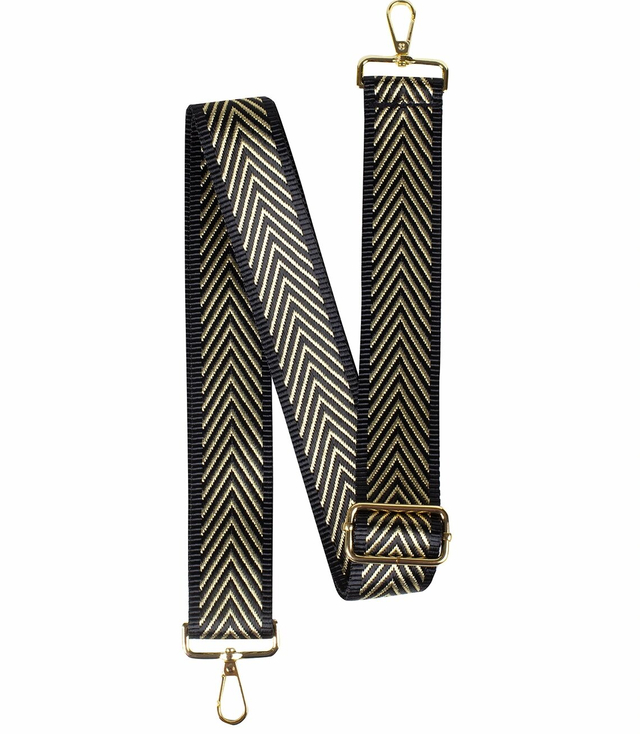 Fashionable braided wide purse strap adjustable