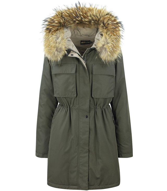 warm winter JACKET Padded FUR Coat