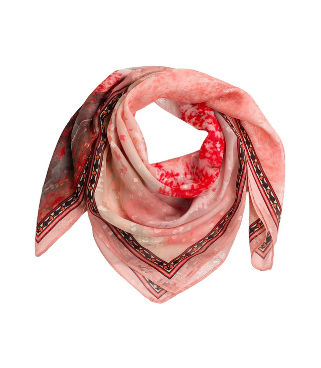 Elegant women's scarf with an insane 70x70 pattern