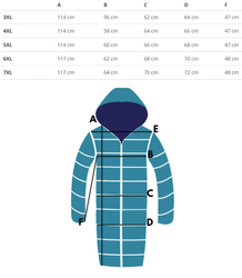 Długa kurtka pikowany płaszcz zimowy URBAN LONG PUFF PLUS SIZE