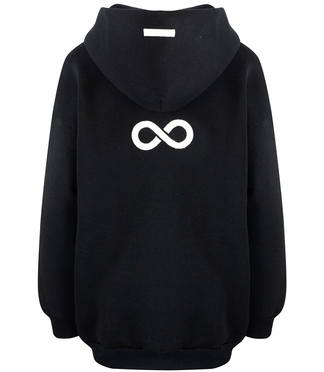 Warm unisex oversize infinity sweatshirt