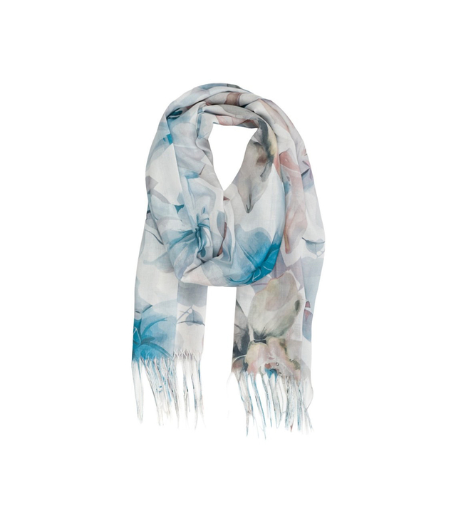 Women's floral pattern scarf 180x70