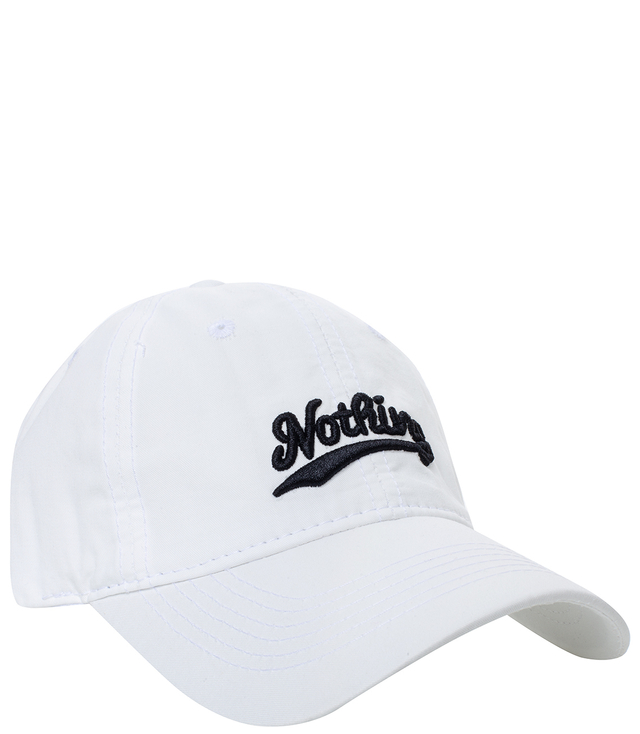 Unisex baseball cap with NOTHING embroidery