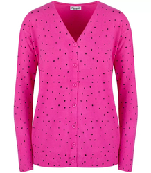 Classic dotted cardigan sweater NELA