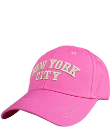 A baseball cap decorated with the inscription NEW YORK CITY