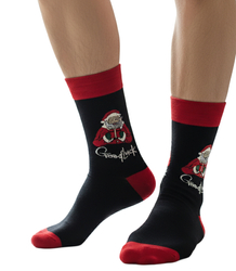 Men's Christmas socks - winter, warm, Christmas patterns