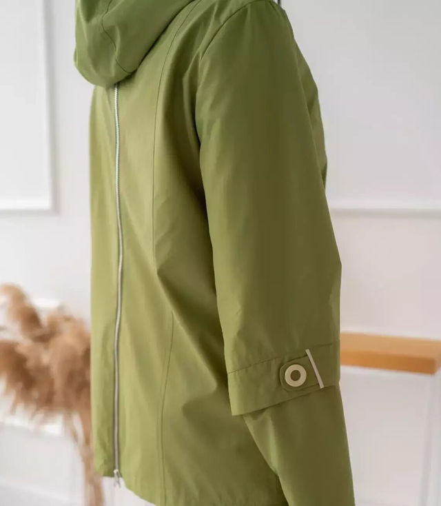 Women's transitional spring hooded jacket LUIZA