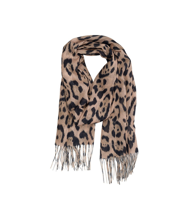 Women's scarf with leopard fashion pattern 180x70