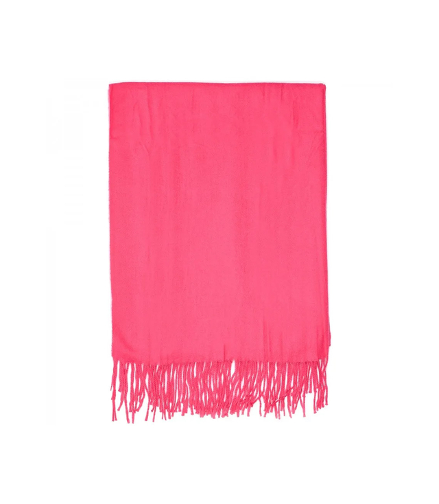 Soft large shawl with tassels uniform classic