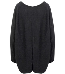 Sweater blouse OVERSIZE brocade gloss