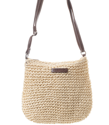 Summer small boho braided shoulder bag