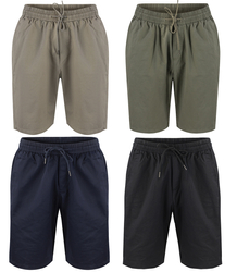 Loose men's cotton shorts single color 