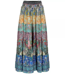 Long maxi skirt boho patterns ESMERALDA