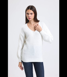 Warm, fashionable, loose women's sweater MATYLDA