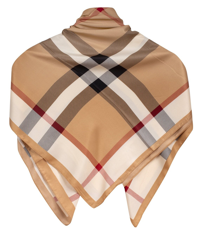 Sling delicate elegant checkered scarf