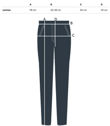 Corduroy chinos pants with belt WERA fango
