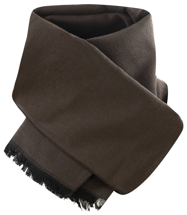 Men's shawl plain scarf with tassels