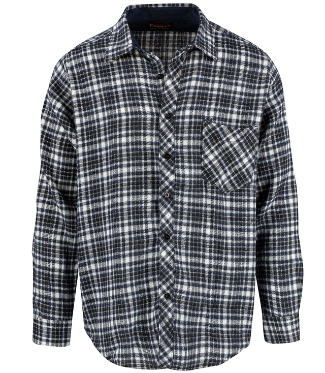 REGULAR FIT cotton check shirt for men