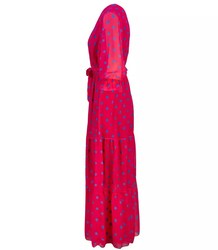 Long airy polka dot MAXI dress